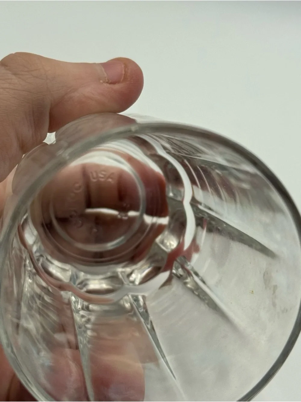 Clear Faceted Drinking‎ Glass - Versatile Tumbler